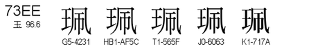 U+73EE